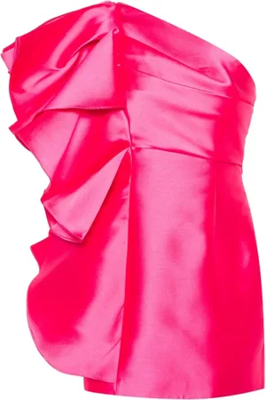 Solace Dames, Jurken, Roze, Maat: S Satijn