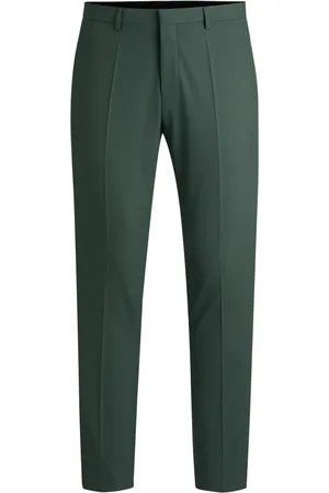 HUGO BOSS Heren, Broeken, Groen, Maat: M Denim