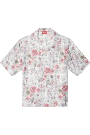 Diesel Heren, Overhemden, Veelkleurig, Maat: 2XL