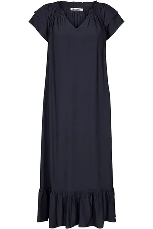 Co`Couture Dames, Jurken, Blauw, Maat: XS Viscose