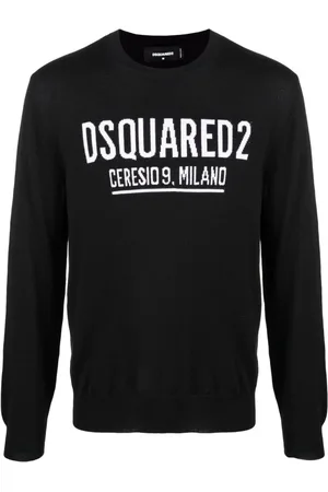 Dsquared2 Heren, Truien, Zwart, Maat: XL Wol
