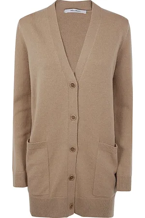 Max Mara Dames, Truien, Bruin, Maat: S Wol