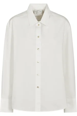 FORTE FORTE Dames, Blouses & Shirts, Wit, Maat: XS Katoen