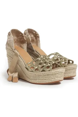 Castaner Dames, Schoenen, Geel, Maat: 40 EU Jute