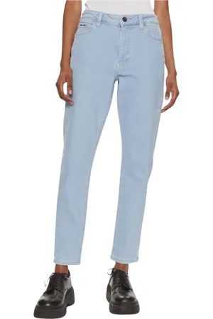 Calvin Klein Dames, Jeans, Blauw, Maat: W32 Katoen