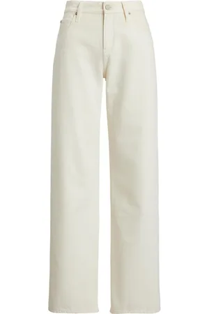 Ralph Lauren Dames, Broeken, Wit, Maat: W30 Katoen