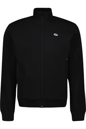 Diesel Heren, Sweatshirts & Hoodies, Zwart, Maat: L Katoen