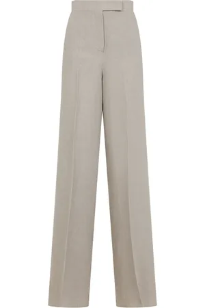 Max Mara Dames, Broeken, , Maat: 2XS Linnen