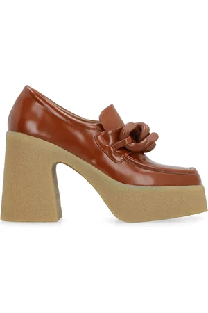 Stella McCartney Dames, Schoenen, Bruin, Maat: 40 EU Viscose
