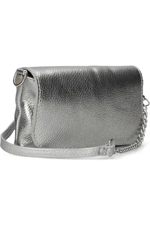 NOTRE-V Dames, Tassen, Grijs, Maat: ONE Size Leer