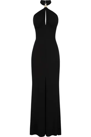 Elisabetta Franchi Dames, Jurken, Zwart, Maat: S Viscose