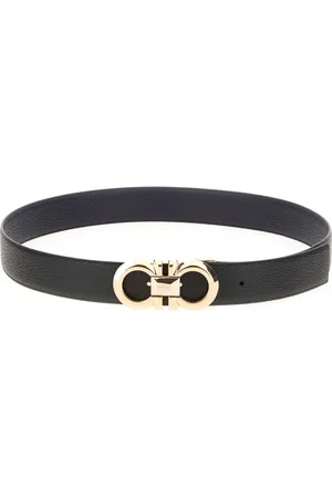 Salvatore Ferragamo Heren, Accessoires, Zwart, Maat: 105 CM Leer
