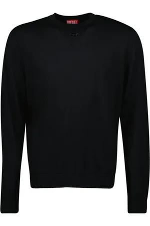 Diesel Heren, Sweatshirts & Hoodies, Zwart, Maat: S Wol