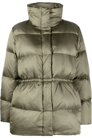 Calvin Klein Dames, Mantels, Groen, Maat: M Nylon