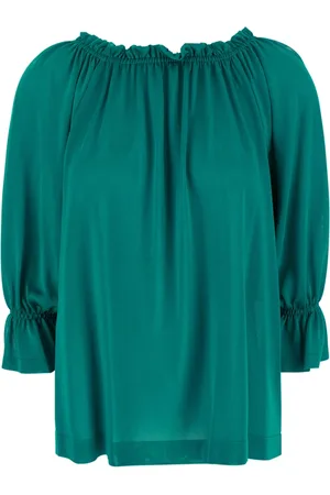 Alberta Ferretti Dames, Blouses & Shirts, Blauw, Maat: S Viscose