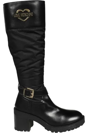 Moschino Dames, Schoenen, Zwart, Maat: 35 EU Poliester