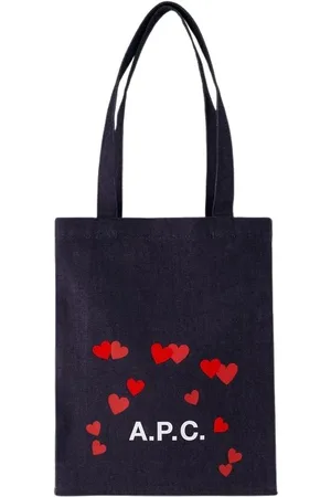 A.P.C. Dames, Tassen, Blauw, Maat: ONE Size Katoen