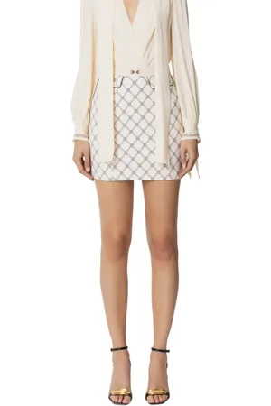 Elisabetta Franchi Dames, Rokken, , Maat: L Satijn
