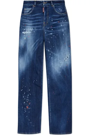 Dsquared2 Dames, Jeans, Blauw, Maat: 4XS Katoen