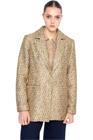Silvian Heach Dames, Jassen, Geel, Maat: M Tweed