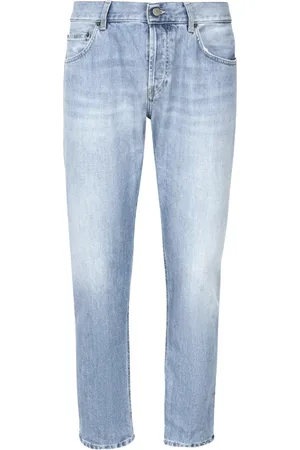 Dondup Heren, Jeans, Blauw, Maat: W35 Katoen