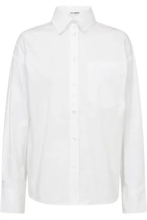 Co`Couture Dames, Blouses & Shirts, Wit, Maat: L Katoen