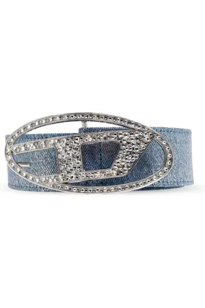 Diesel Dames, Accessoires, Blauw, Maat: 95 CM Denim