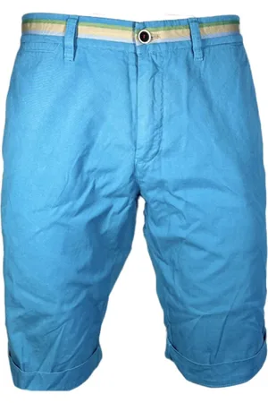 Masons Heren, Korte broeken, Blauw, Maat: M Katoen