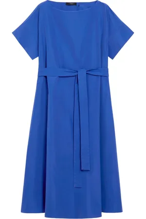 Max Mara Dames, Jurken, Blauw, Maat: M Taf