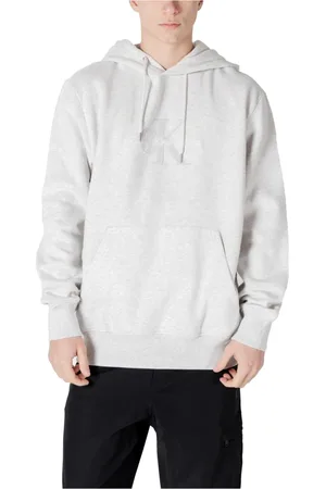 Calvin Klein Heren, Sweatshirts & Hoodies, Grijs, Maat: XL Katoen