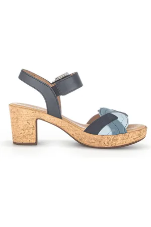 Gabor Dames, Schoenen, Blauw, Maat: 40 1/2 EU Leer