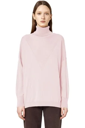 ALPHA STUDIO Dames, Truien, Roze, Maat: XS Zijde