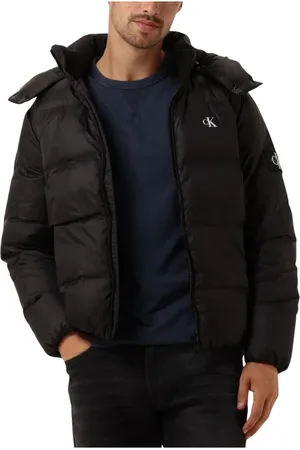 Calvin Klein Heren, Jassen, Zwart, Maat: 2XL Fleece
