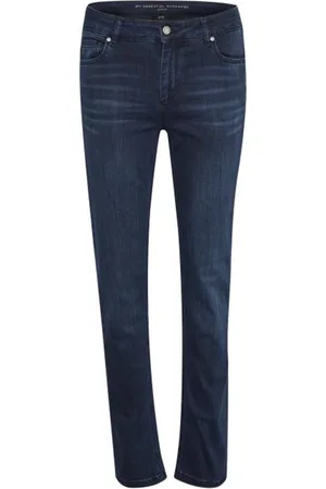 My Essential Wardrobe Dames, Jeans, Blauw, Maat: W34 L32 Katoen