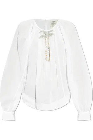 FORTE FORTE Dames, Blouses & Shirts, Wit, Maat: XS Katoen