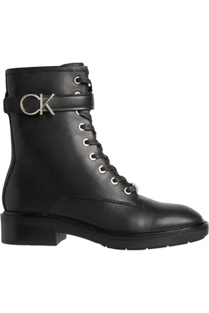 Calvin Klein Dames, Schoenen, Zwart, Maat: 36 EU Leer
