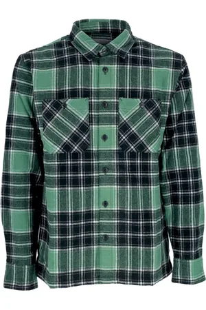 Carhartt Heren, Overhemden, Groen, Maat: L Wol