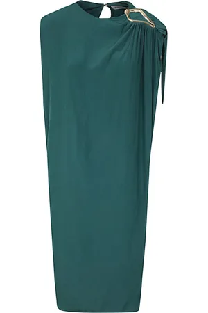 Lanvin Dames, Jurken, Groen, Maat: S Poliester
