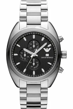 Emporio Armani Heren, Accessoires, Grijs, Maat: ONE Size