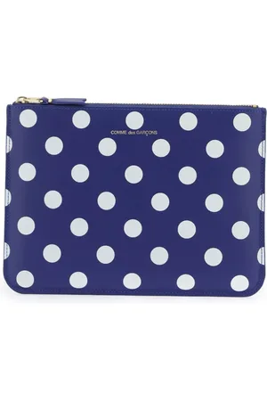 Comme des Garçons Heren, Tassen, Blauw, Maat: ONE Size Leer