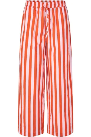 Lollys Laundry Dames, Broeken, Rood, Maat: M Katoen