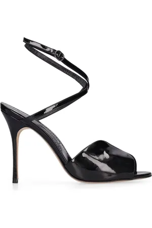 Manolo Blahnik Dames, Schoenen, Zwart, Maat: 36 EU Leer