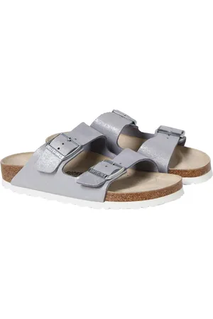 Birkenstock Dames, Schoenen, Grijs, Maat: 38 EU Suède