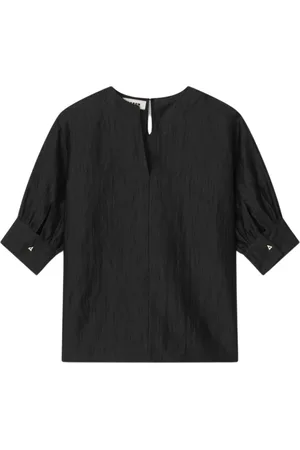 AERON Dames, Blouses & Shirts, Zwart, Maat: XS