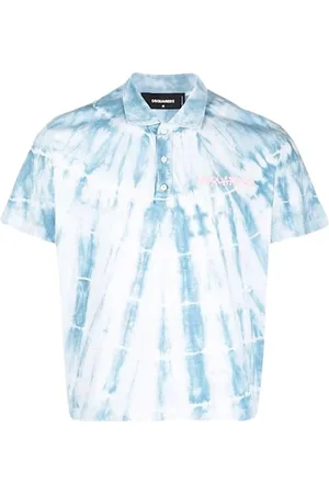Dsquared2 Heren, Tops, Blauw, Maat: M Katoen
