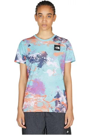 The North Face Dames, Tops, Blauw, Maat: S Katoen
