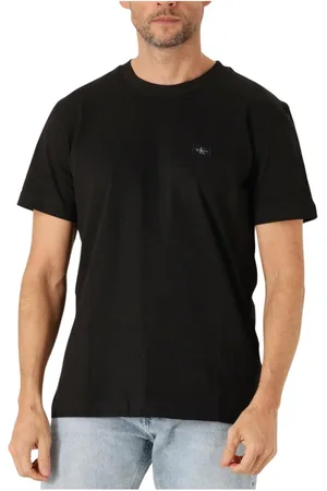 Calvin Klein Heren, Tops, Zwart, Maat: S Katoen