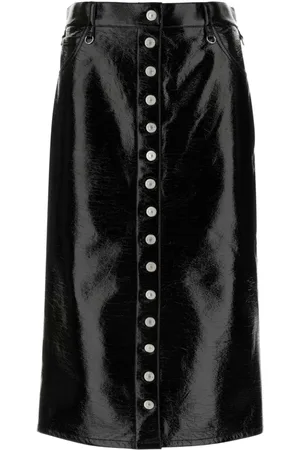 Courrèges Dames, Rokken, Zwart, Maat: XS Vinyl