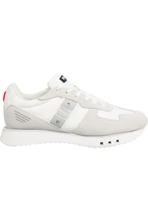 Blauer Heren, Schoenen, Wit, Maat: 43 EU Leer