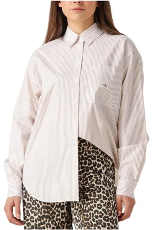 Calvin Klein Dames, Blouses & Shirts, , Maat: M Katoen